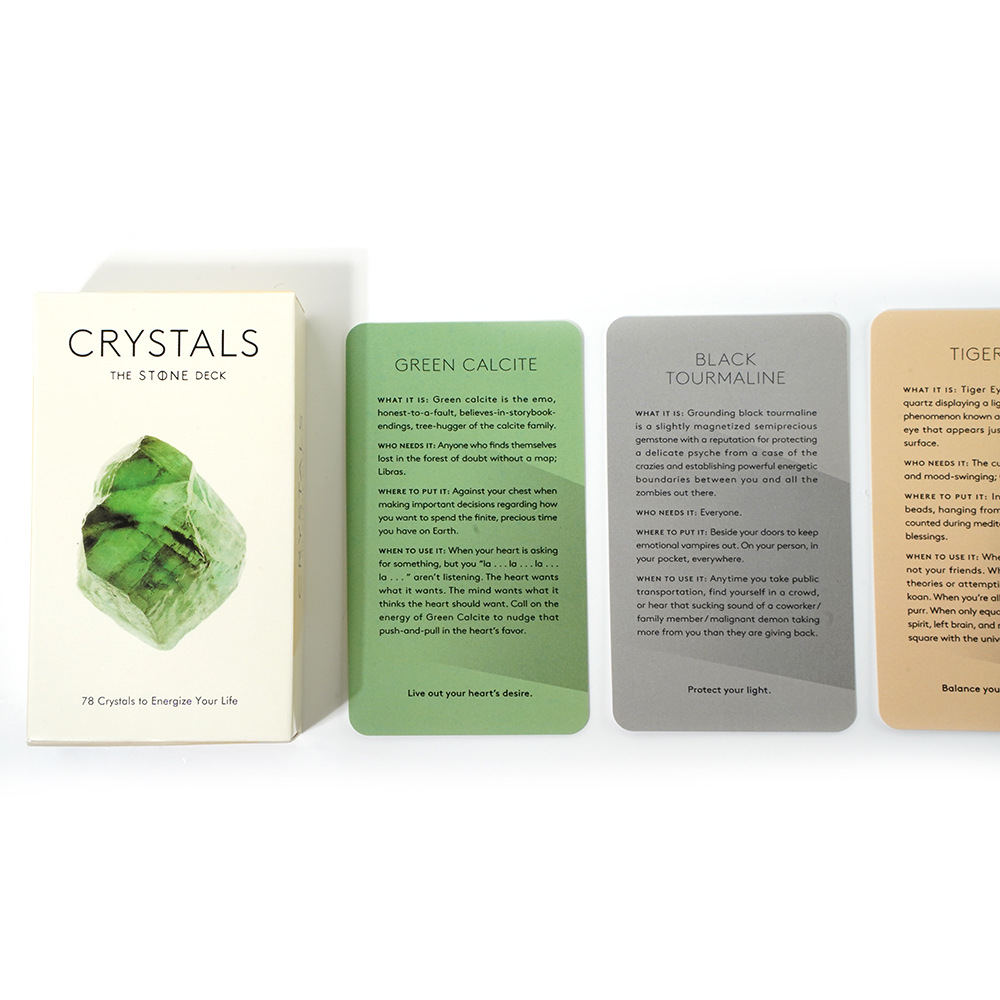 Crystals Tarot Cards Oracle Ca - Board Game Of Life 评论和价格